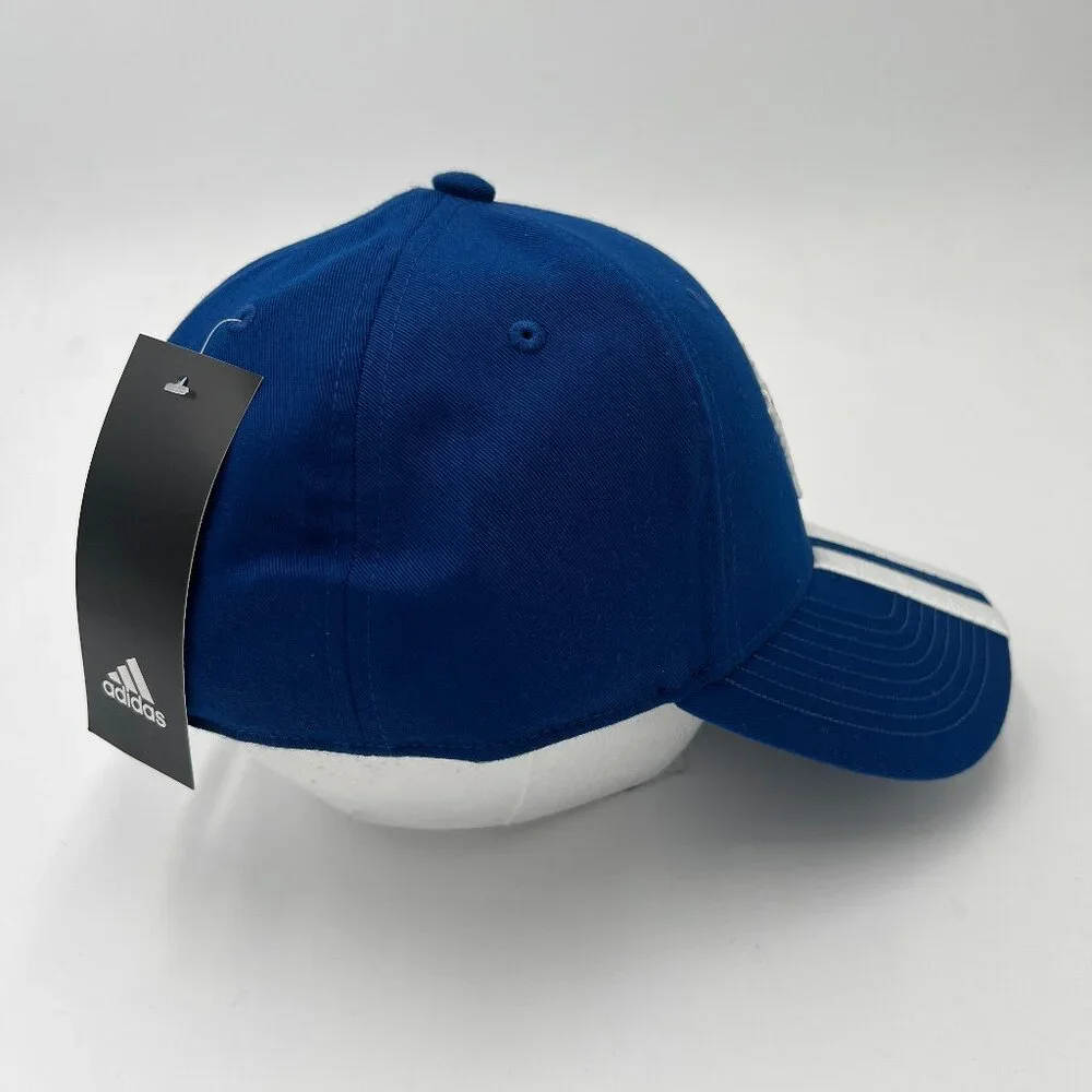 Adidas Unisex Blue Toronto Maple Leafs 3 Stripe Structured Adjustable Cap‎ NWT